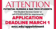 Application Deadline 3/1